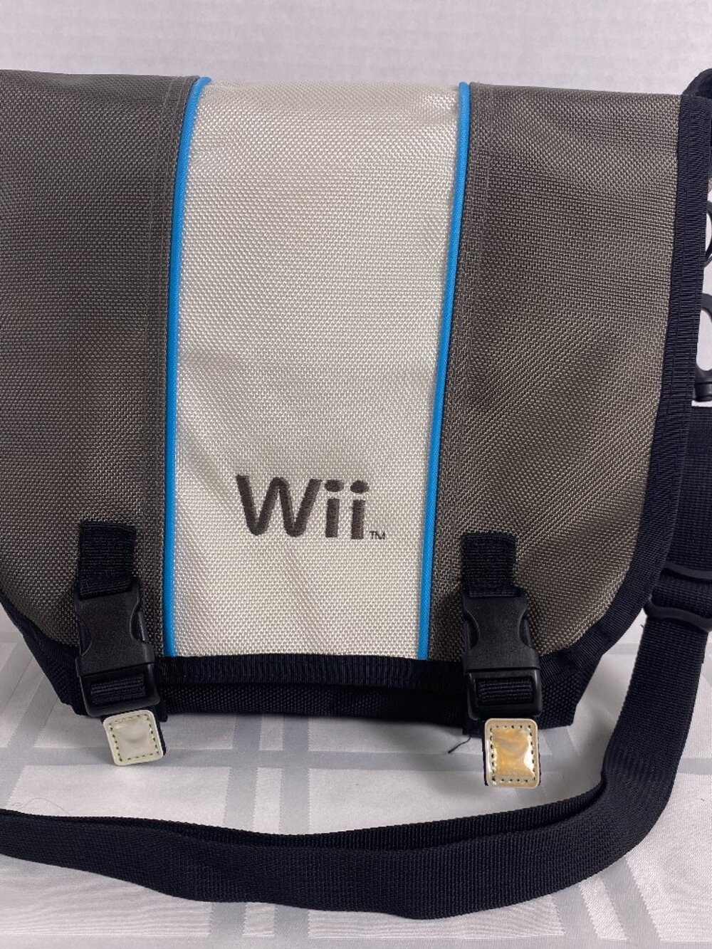 Nintendo Wii Console Messenger Bag Travel Storage Carrying Case ALS Industries
